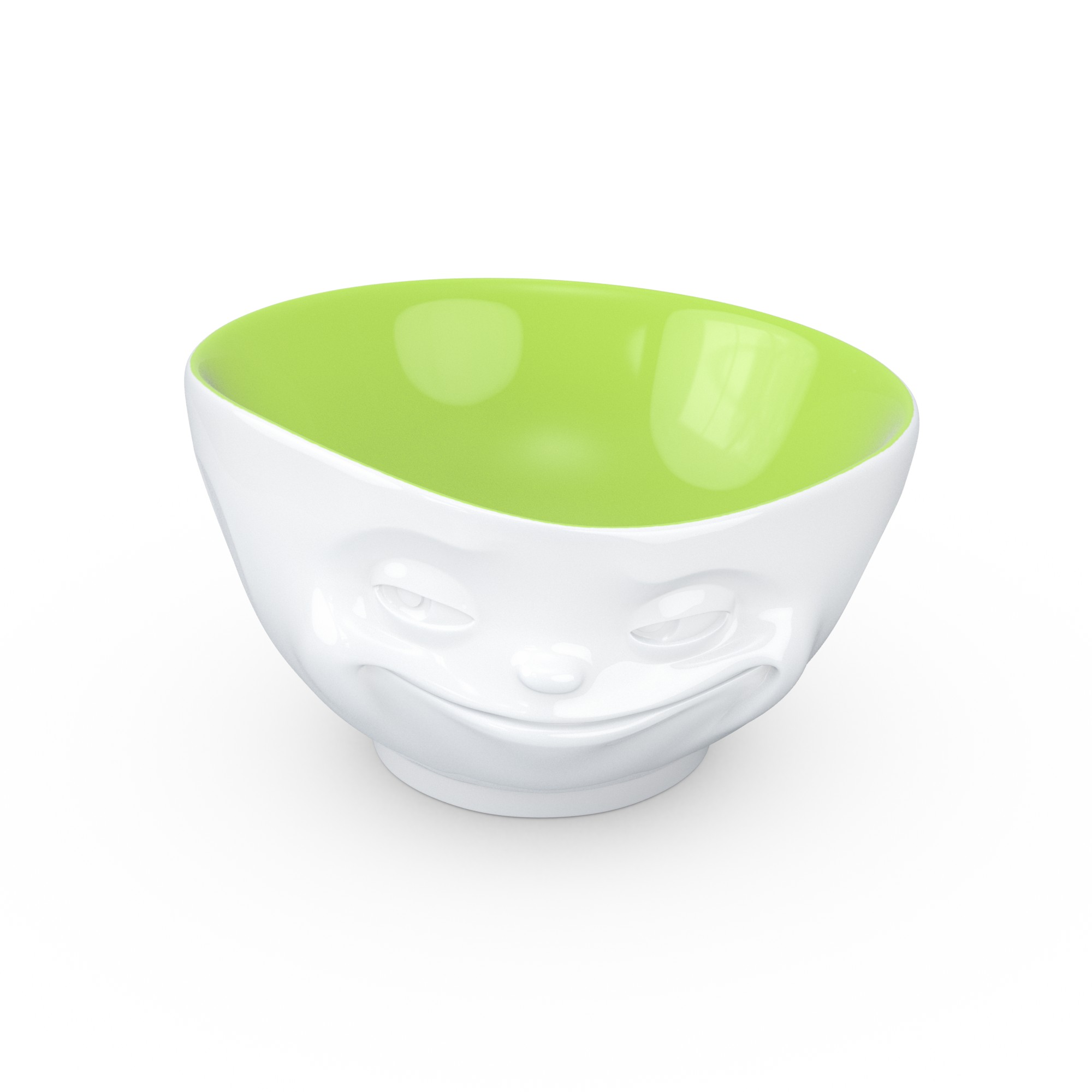 Bowl 500ml Grinning, pistachio inside