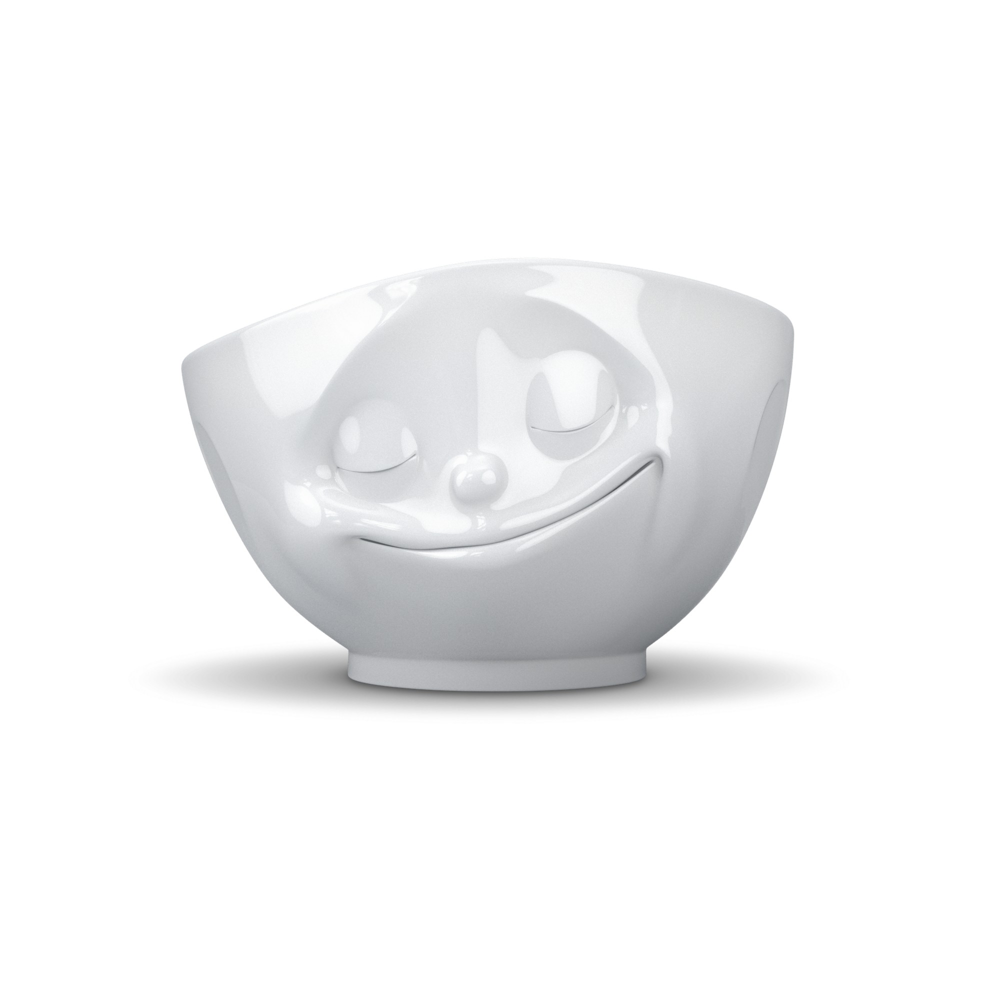 Bowl 500ml Happy, white