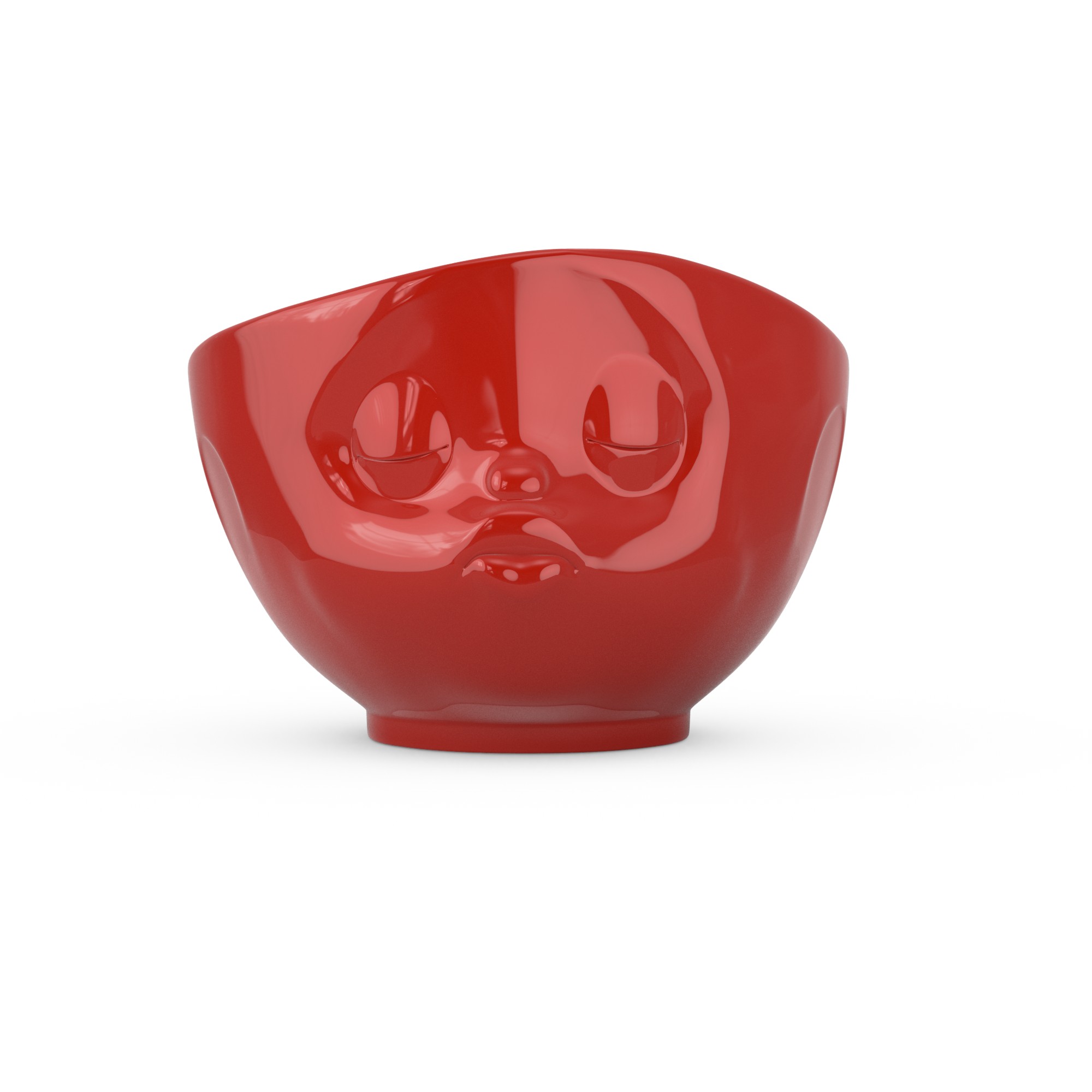 Bowl 500ml Kissing, red outside