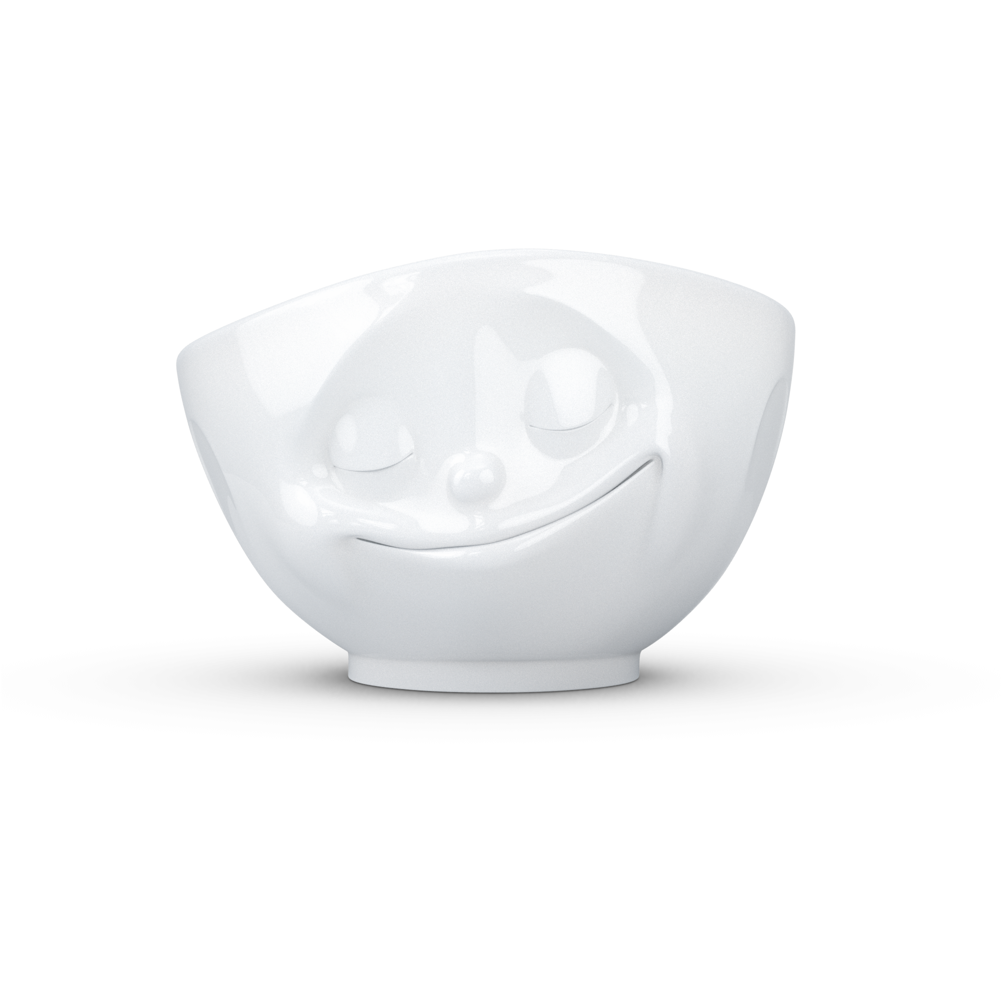 Bowl 1000ml, white, (happy)