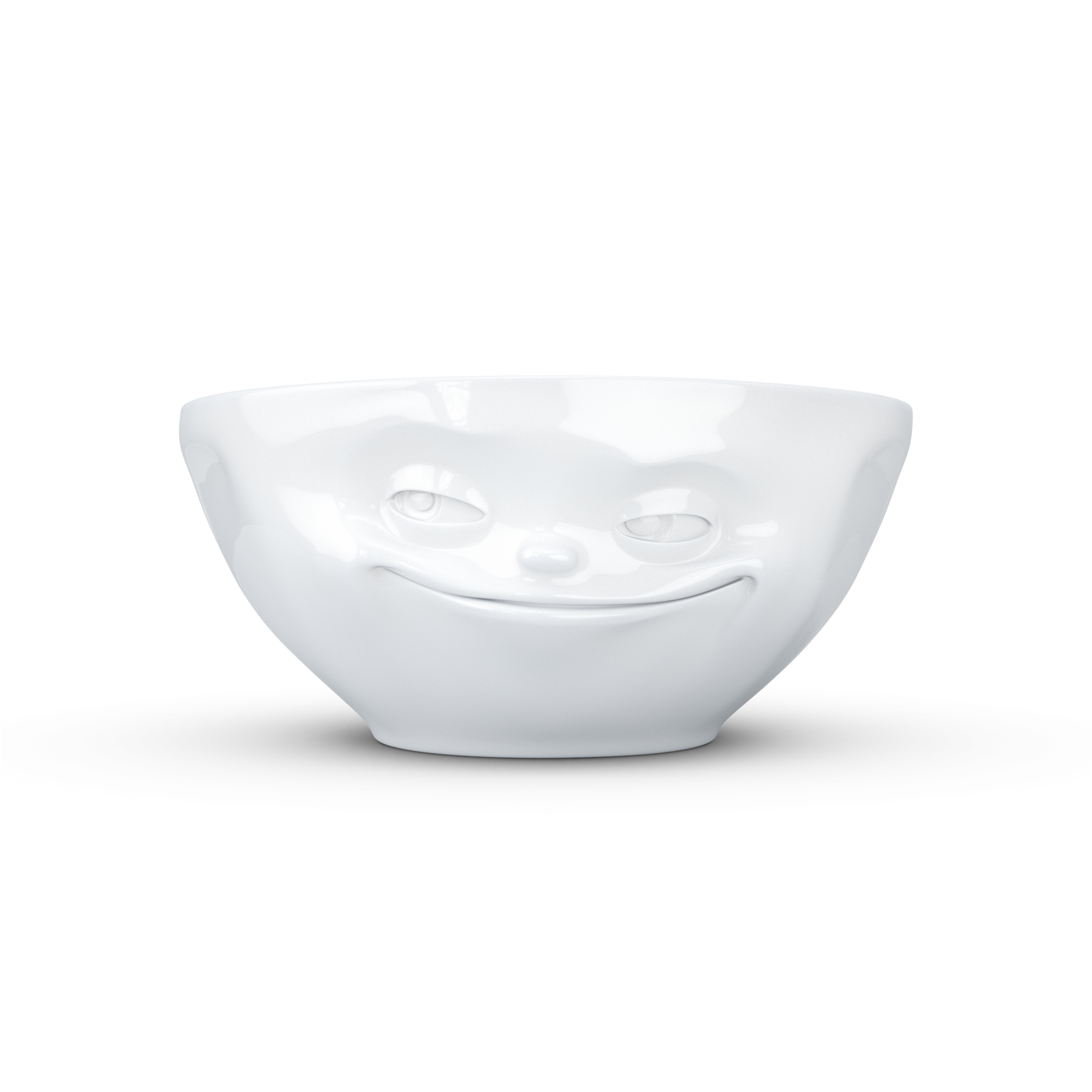 Bowl 350ml, white, (grinning)