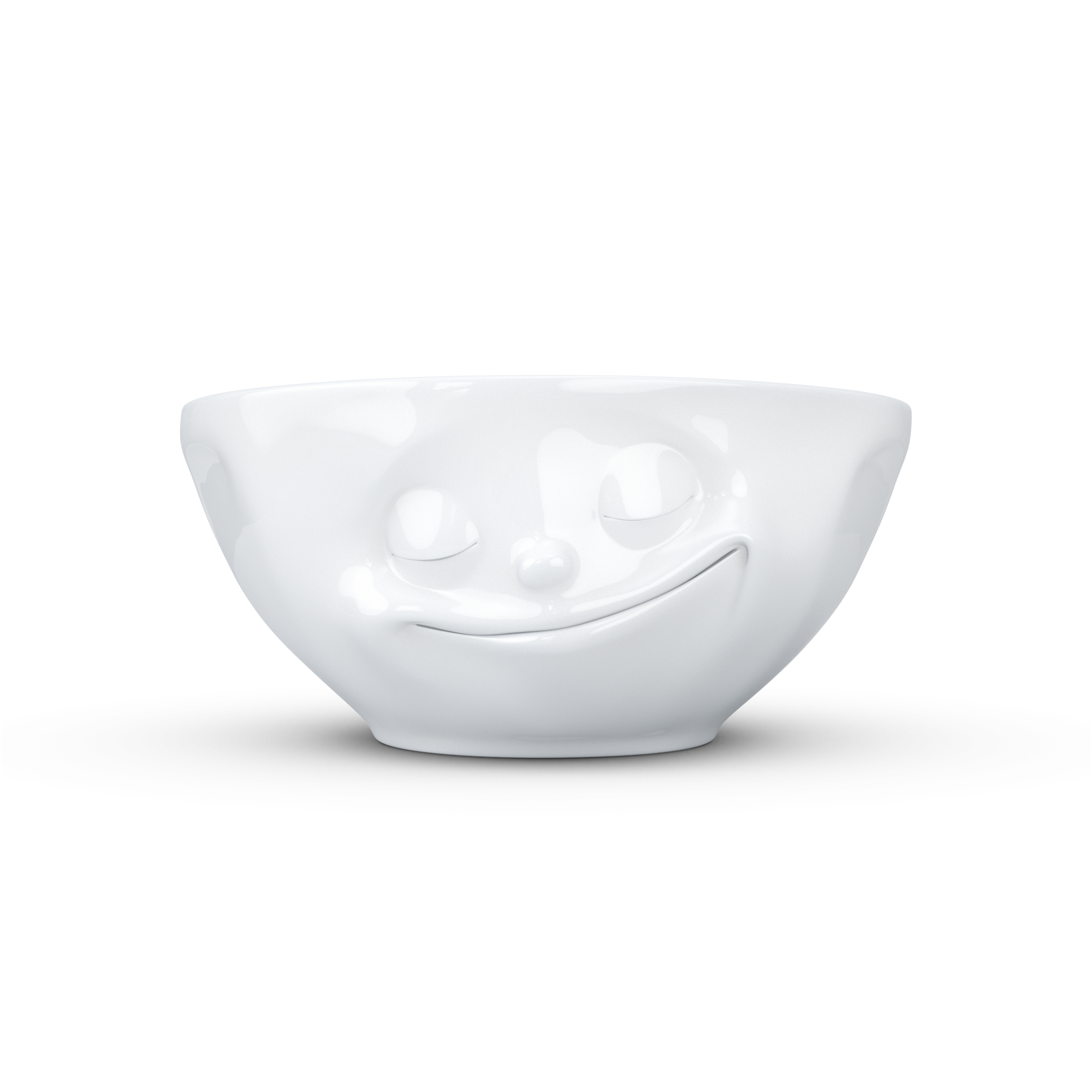 Bowl 350ml, white, (happy)