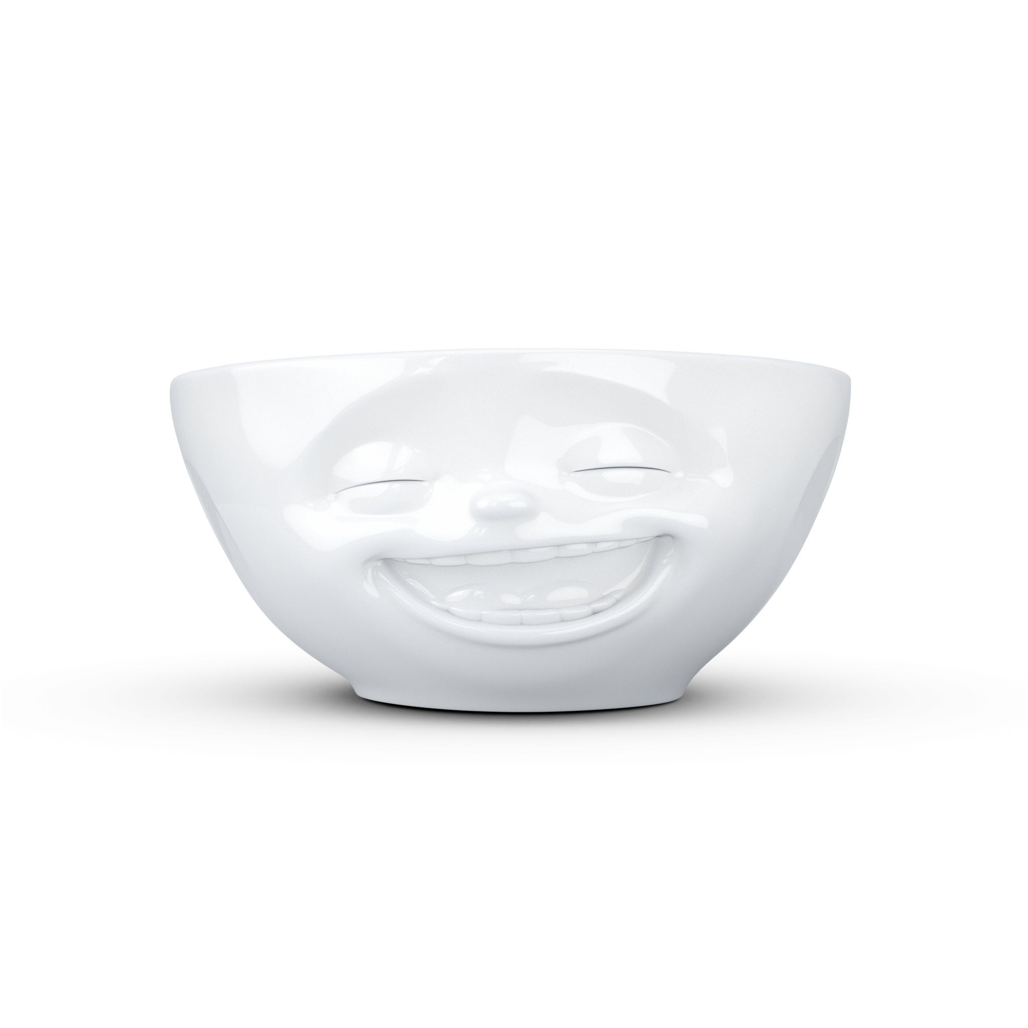 Bowl 350ml, white, (laughing)