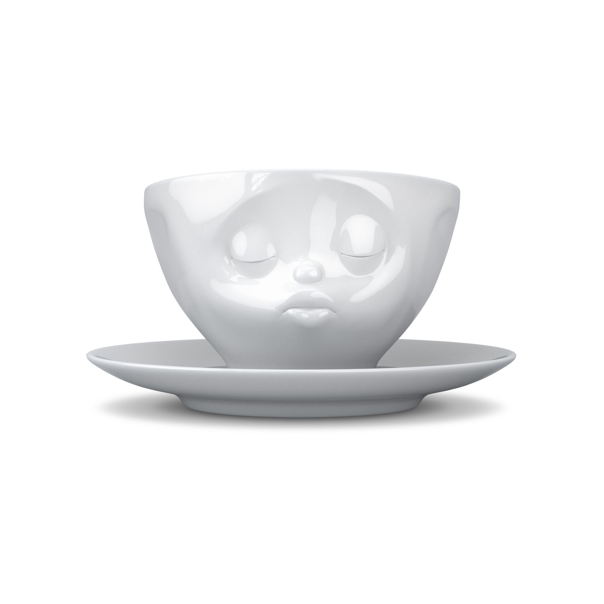 Coffee Cup, white, kissing