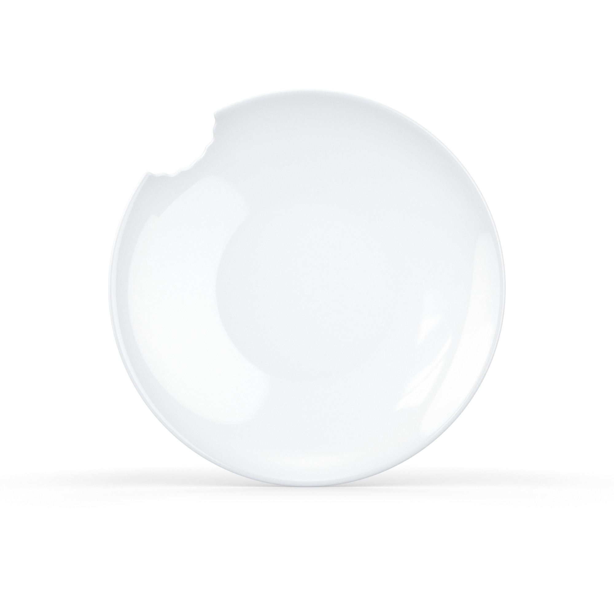 Deep Plates, white, 24cm with bite